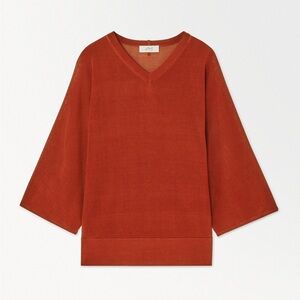 COS THE FLUID KNITTED T-SHIRT with THE FLARED KNITTED MAXI SKIRT set